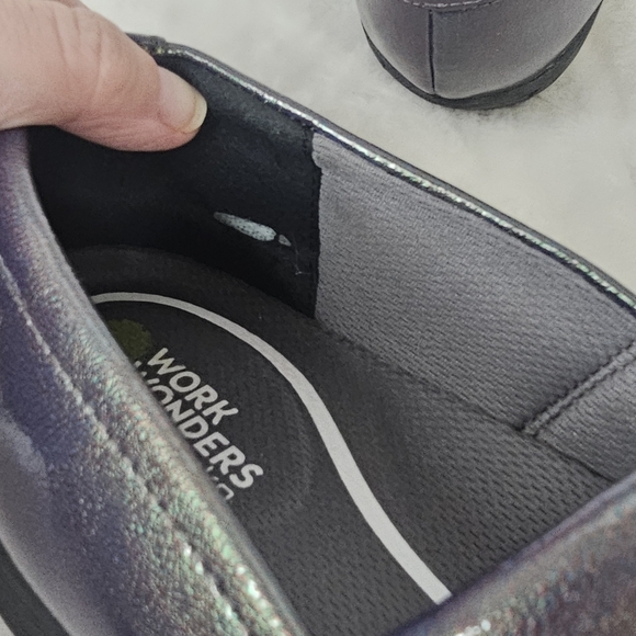 Work Wonders By Dansko Camellia Clogs Nursing Work Comfort Shoes Size 41‎ Purple - Picture 8 of 13